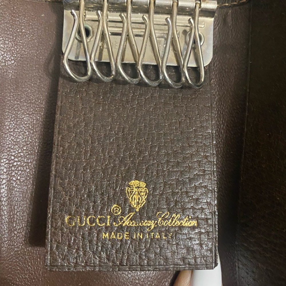Authentic GUCCI GG Monogram Key Chain *RARE* - Picture 2 of 6